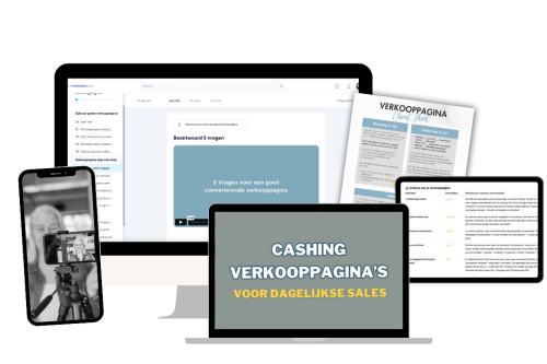 Training Cashing Verkoopppagina.