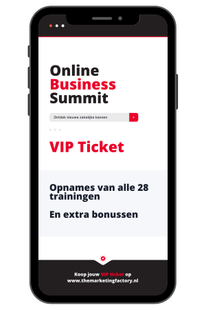 VIP ticket online business summit aanschaffen