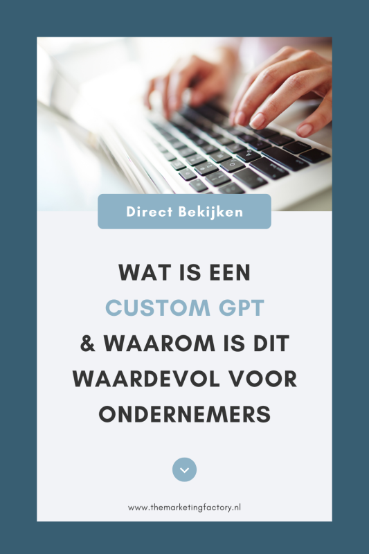 Wat is een custom GPT? Ontdek hoe je met een persoonlijke AI slimmer werkt, tijd bespaart en je eigen stijl behoudt als kennisondernemer.