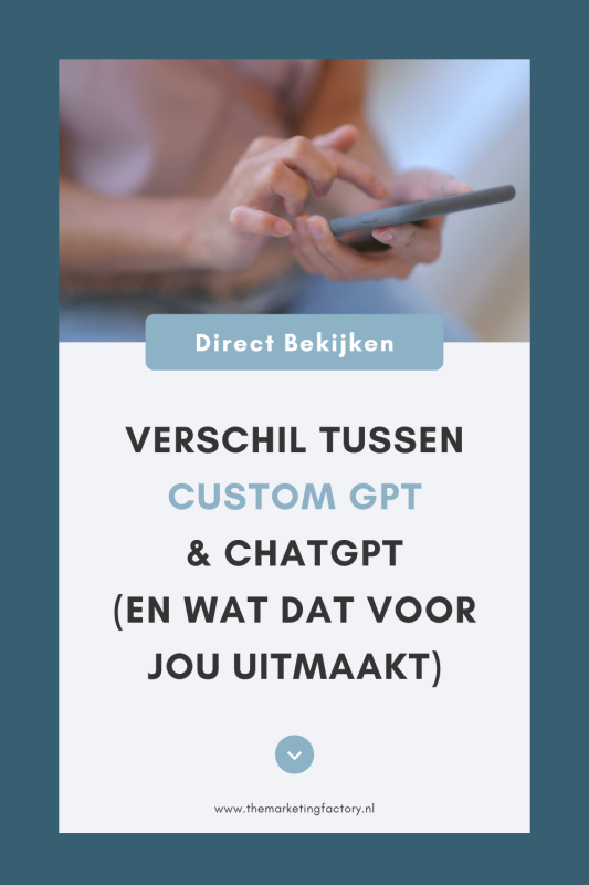 Ontdek het verschil tussen Custom GPT en ChatGPT – en hoe een persoonlijke GPT jouw communicatie sneller, consistenter en persoonlijker maakt.