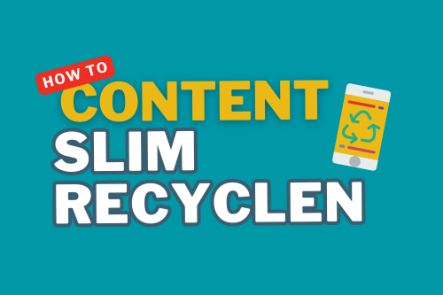 Workshop content slim recyclen