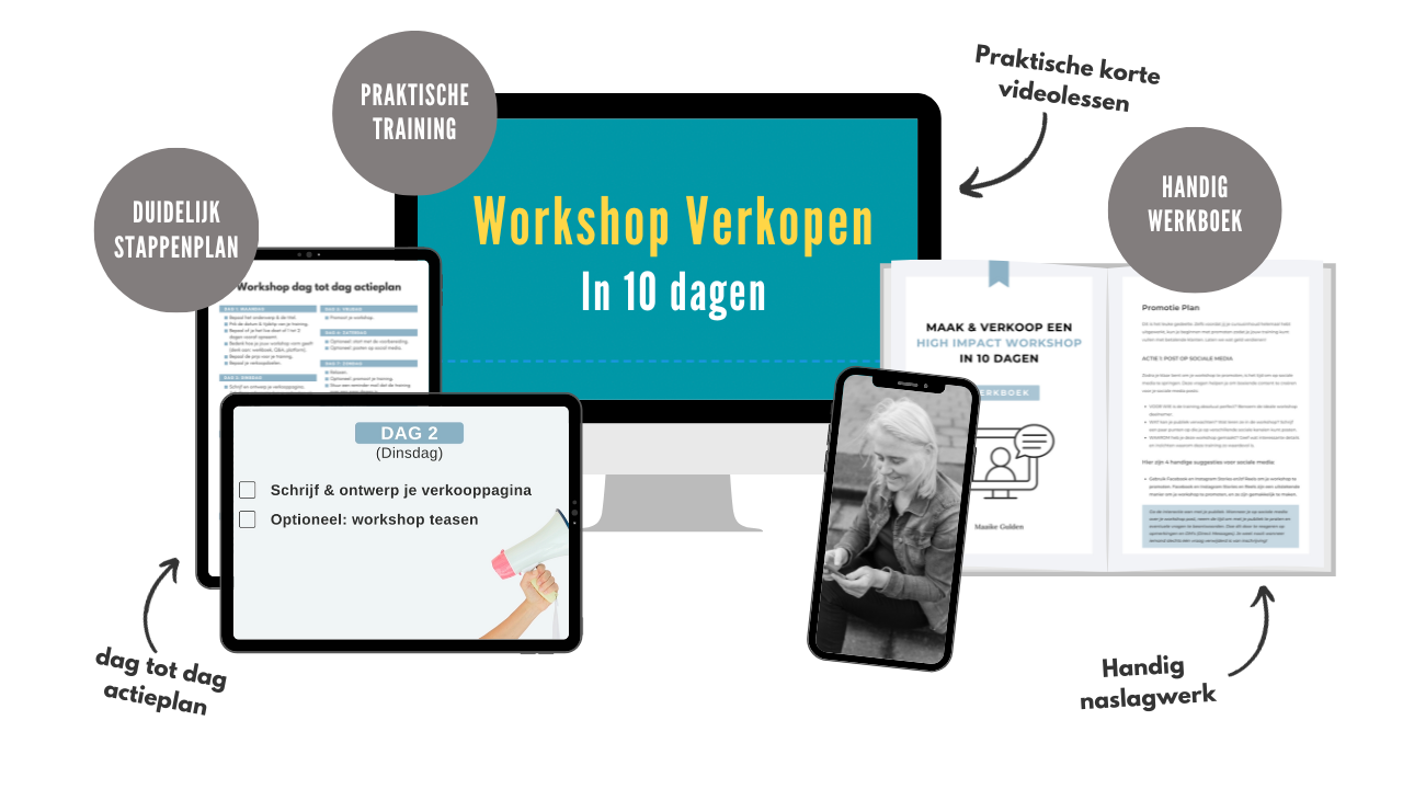Online training maken en verkopen in 10 dagen