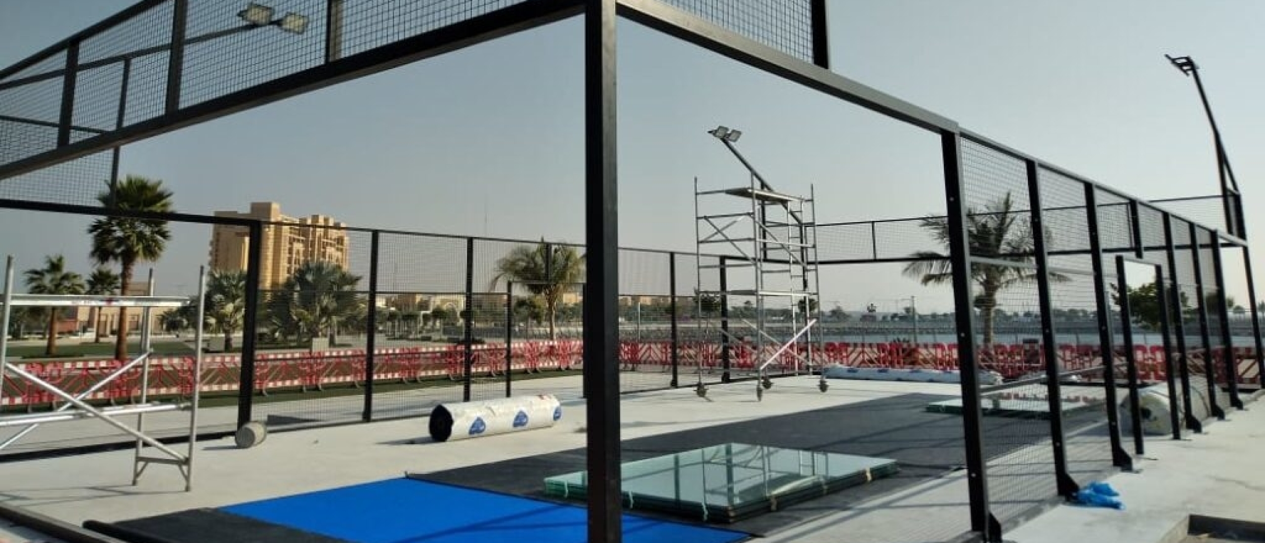 Building padel courts