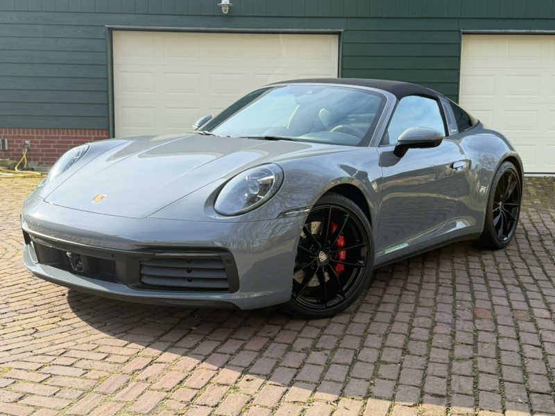 Porsche 911 Targa in Chalk kleur voorzien van CovrGard full front Paint Protection Film in Alkmaar – lakbescherming uitgevoerd door The Polish Company Noord-Holland
