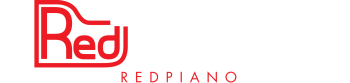 the red piano show logo