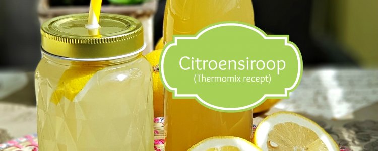 Citroensiroop, voor citroenlimonade en over ijs