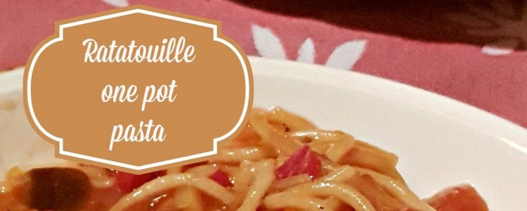 Ratatouille one pot pasta, makkelijk en lekker met spaghetti