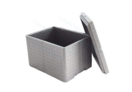 isolerende Isolatiebox van Expanded Poly Propyleen (EPP) _ recyclebaar isolatiedoos