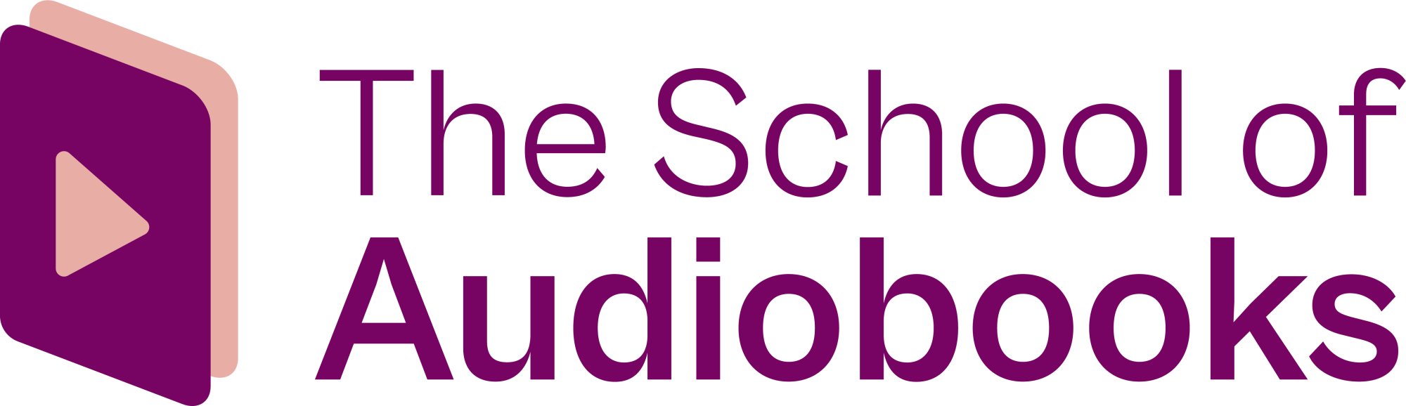 logo the school of audiobooks