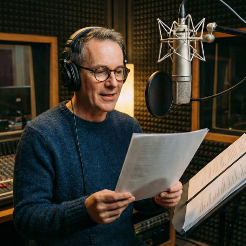 man-voorlezen-audioboek-studio