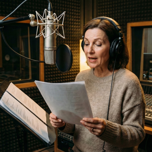 vrouw-voorlezen-audioboek-studio vrouw-voorlezen-audioboek-studio