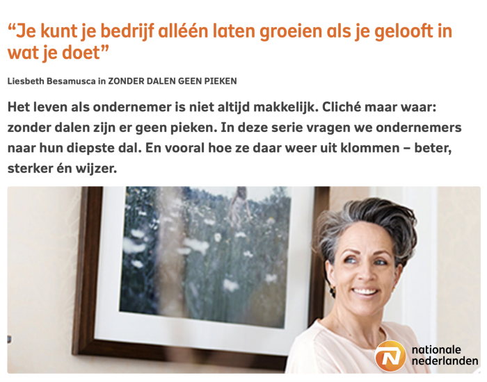 Interview met Liesbeth Besamusca over ondernemerschap en bedrijfsgroei