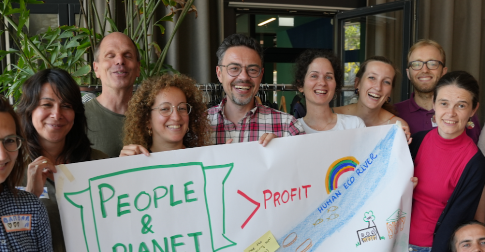 Teamfoto People & Planet strategie in beeld