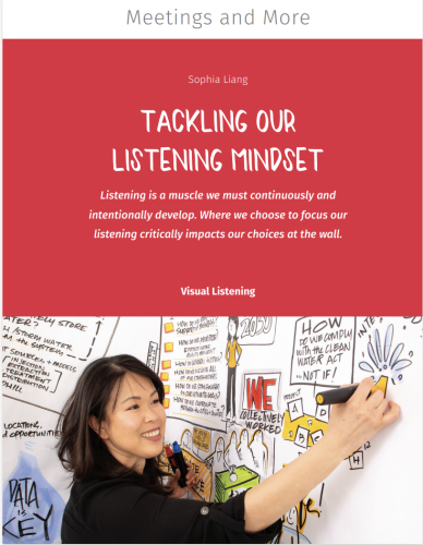 Tackling our listening mindset een hoofdstuk uit The World of Visual Facilitation