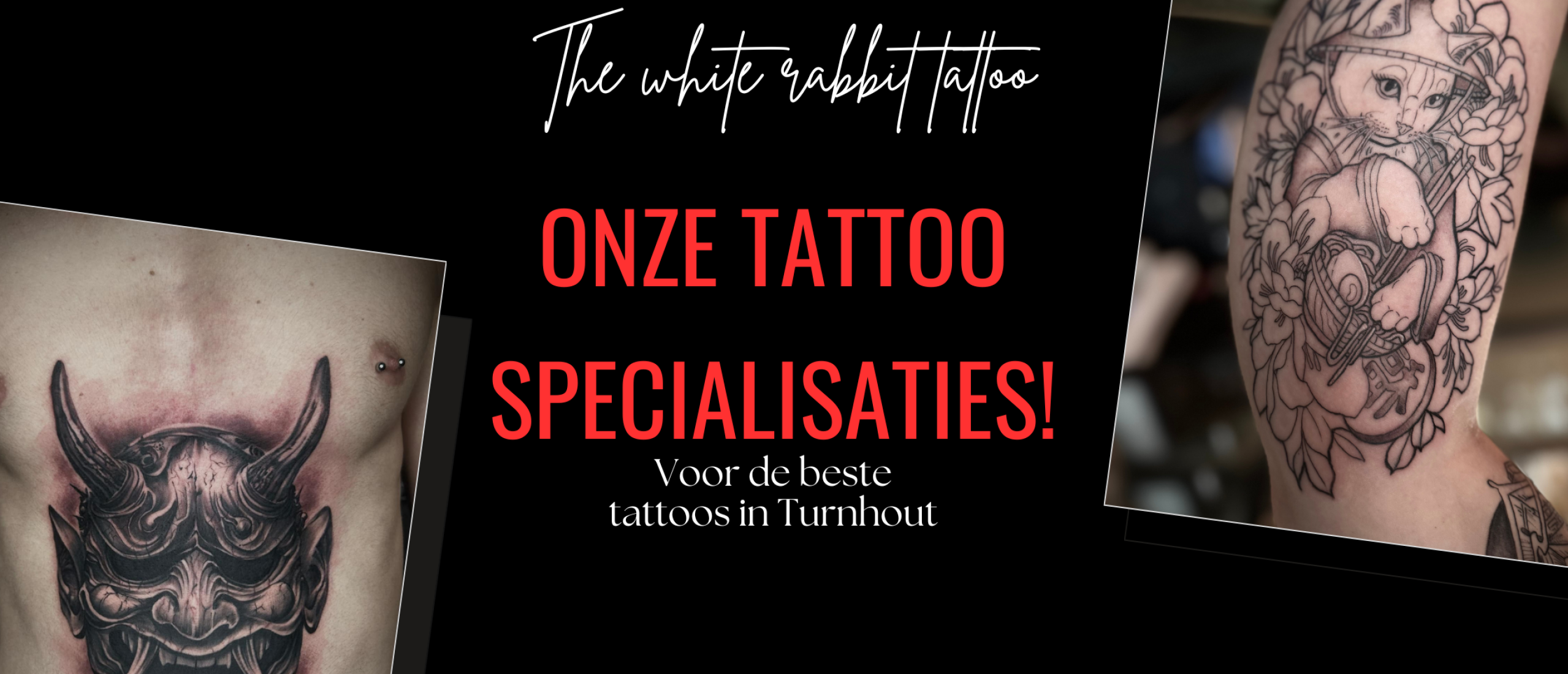 TATTOO STUDIO TURNHOUT | The White Rabbit Tattoo 🐇