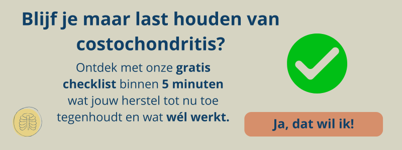button naar checklist costochondritis
