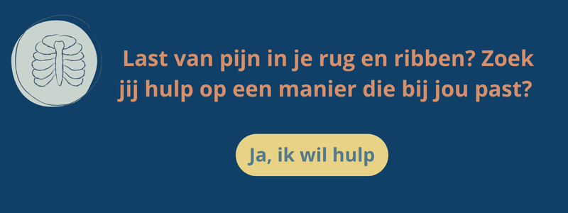 banner naar hukp bij pijn rug ribben