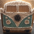 eindresultaat van de string art Volkswagen