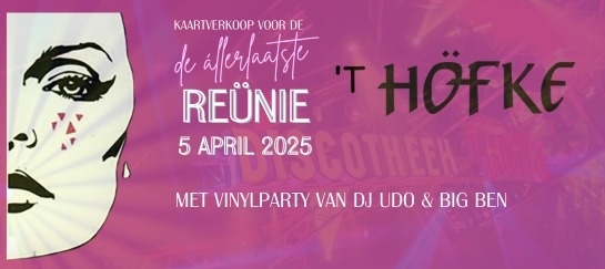 Met vinylparty van DJ Udo & Big Ben