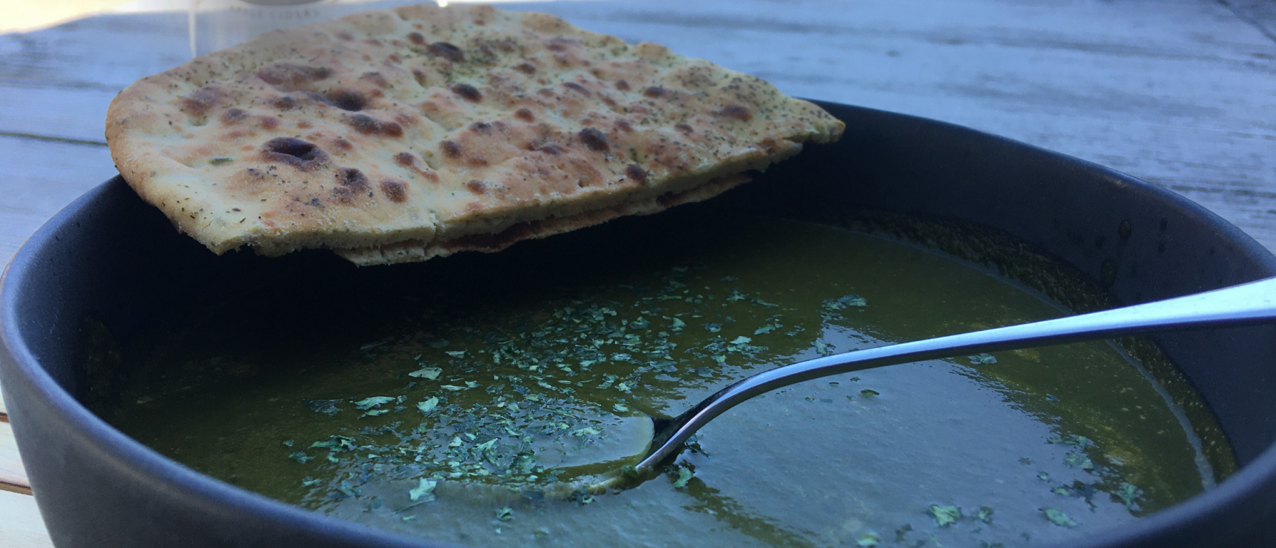 Spinaziesoep met kokosmelk