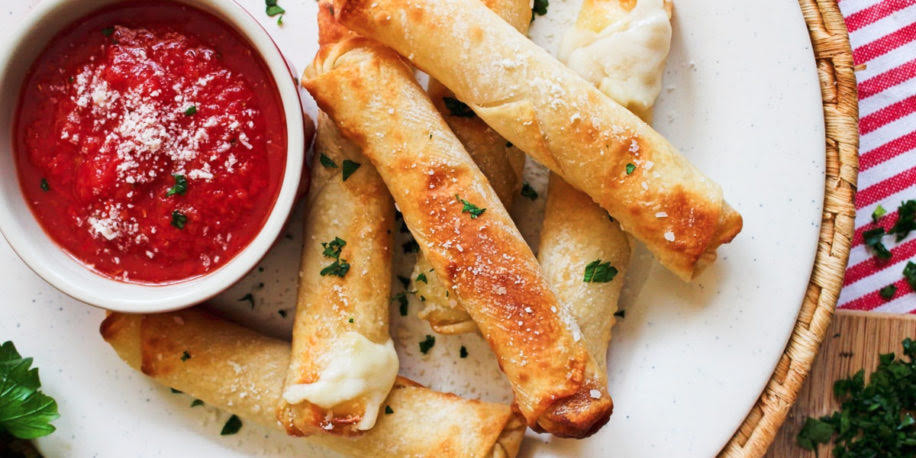 Wonton mozzarellastengels