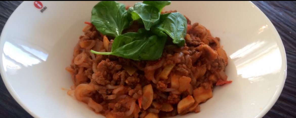 LowCarb Spaghetti Bolognese a la Tim Torfs