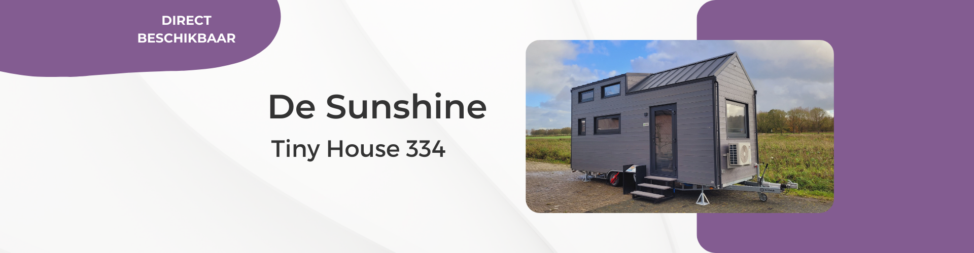 Tiny House Sunshine 334 - direct beschikbaar