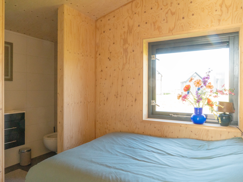 Tiny House Little Nature slaapkamer met badkamer