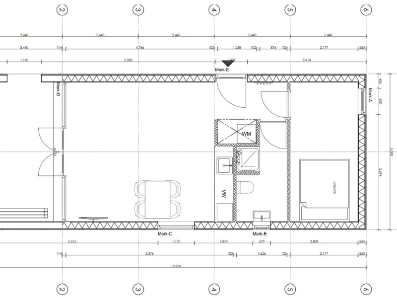 Plattegrond Small House 2D