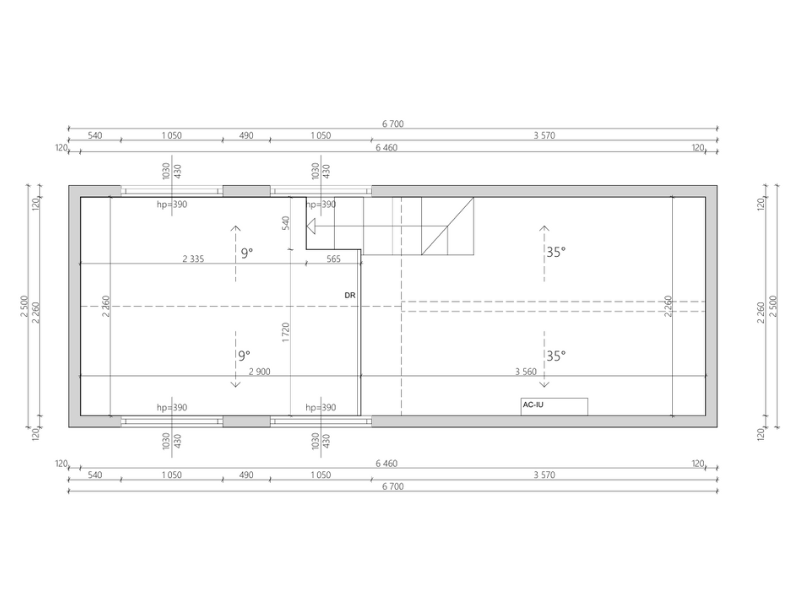 Tiny House Sunshine 341 plattegrond boven