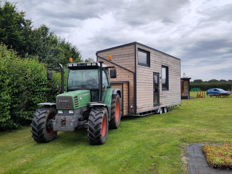 Aankomst van de Tiny House Elise