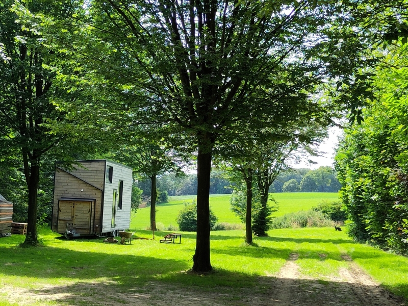 Tiny House Elise in de natuur