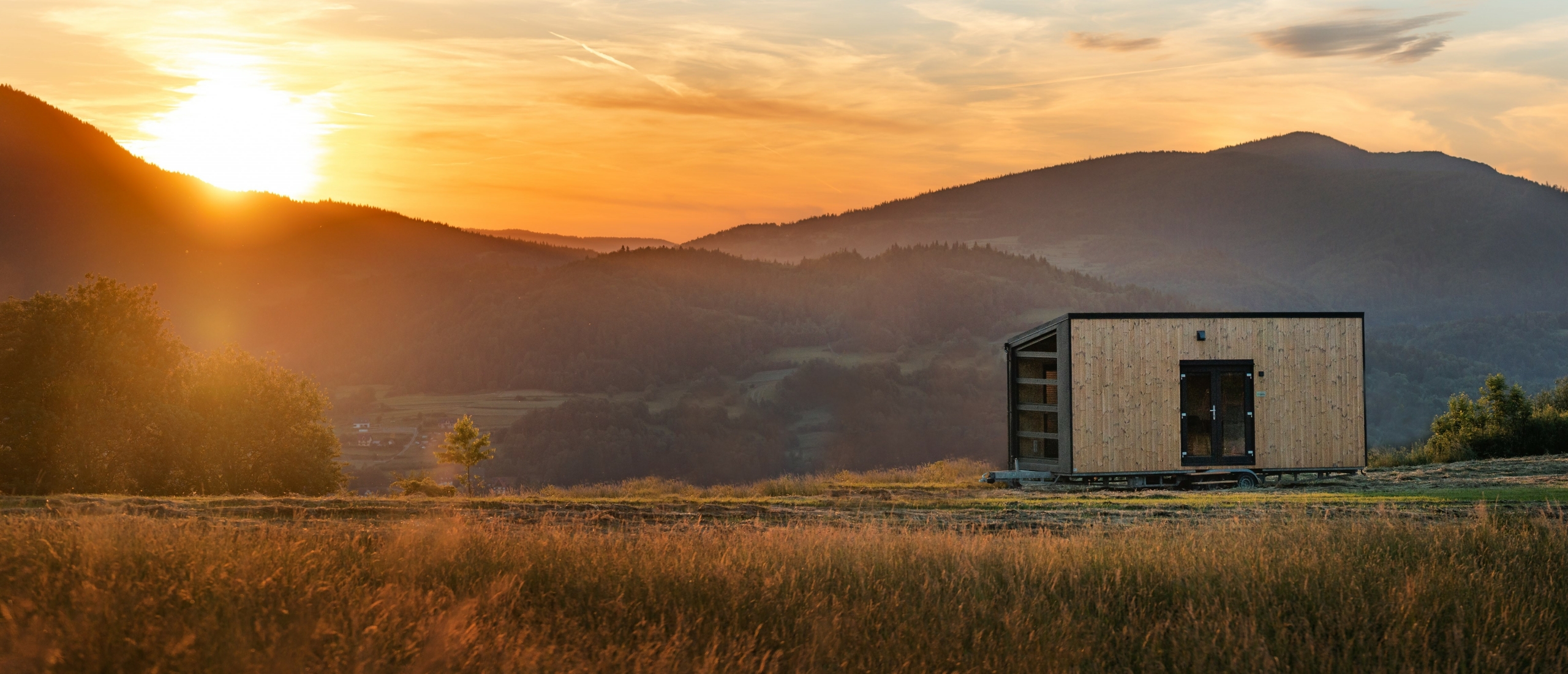 Tiny House Luna sunset