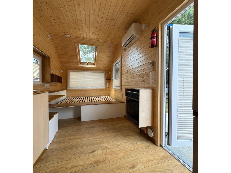 Tiny House Moon 374 met gaskachel en airco