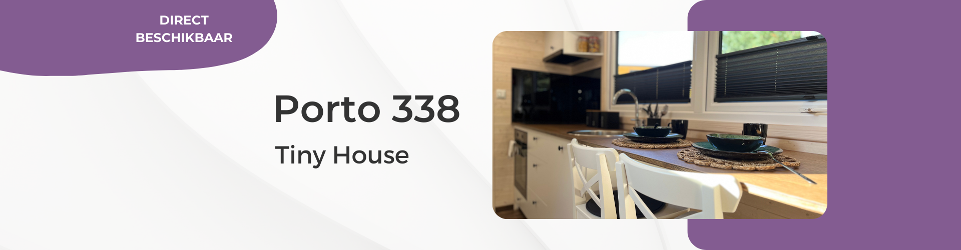 Tiny House Porto 338 direct beschikbaar
