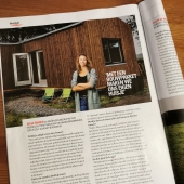 Veronica magazine artikel zelf tiny house bouwen eefje