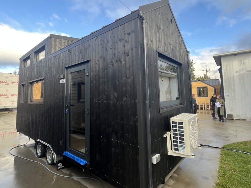 Tiny House Sunshine - voorzijde Tiny House Sunshine - voorzijde