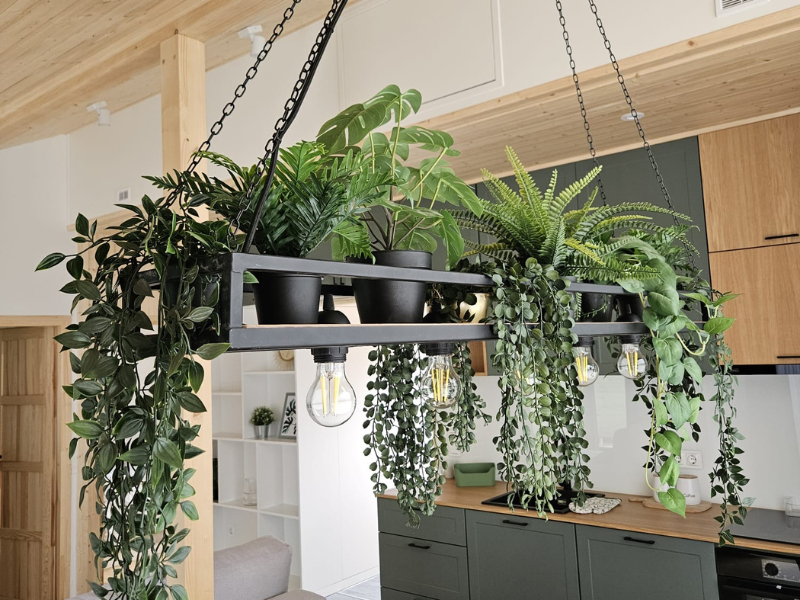 Tiny House Evergreen - hanglamp met planten