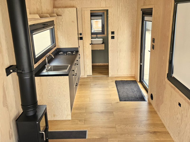 Tiny House Nest - binnenkant