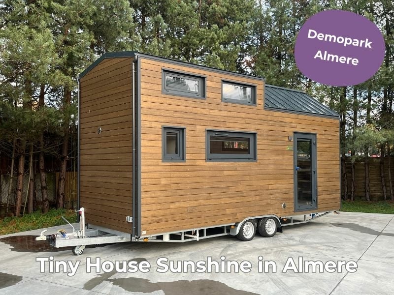 Tiny House Sunshine 373 te bezoeken in Almere