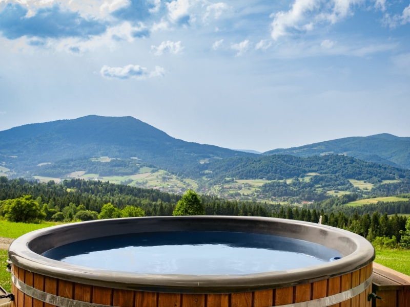 Hottub bij Tiny House