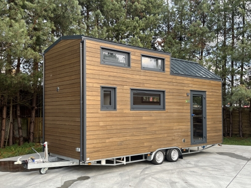 Tiny House Sunshine 373 - Oxygen wood gevelbekleding