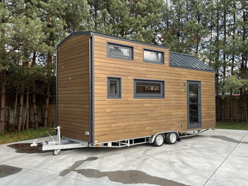 Tiny House Sunshine 373 - Oxygen wood gevelbekleding