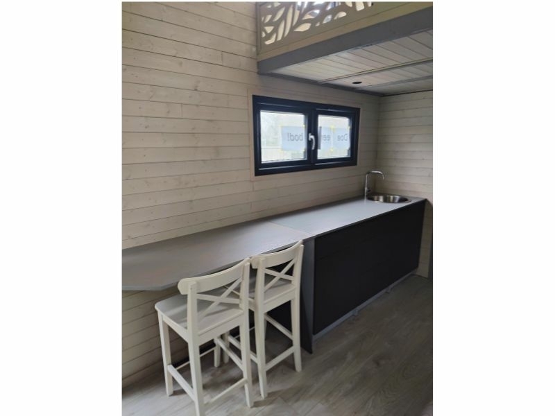 Tiny House Sunshine met opklapbare tafel
