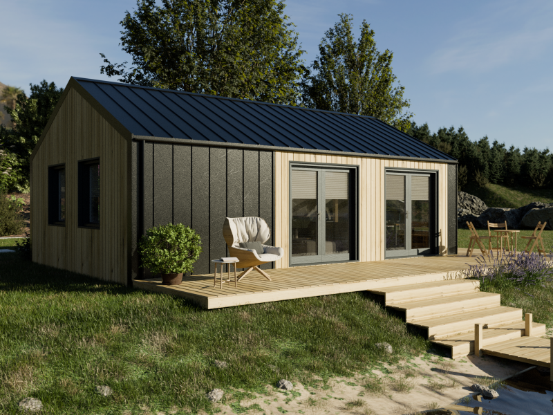 Tiny House Evergreen - buiten