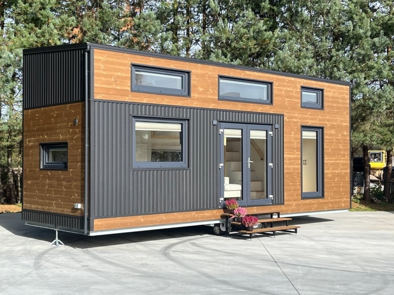 Tiny House River - buitenkant links