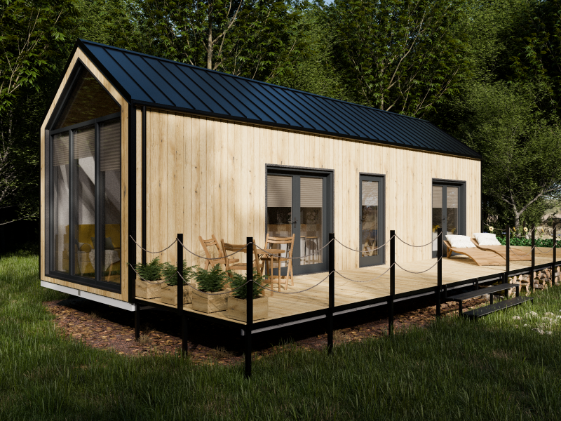 Tiny House Zenit - lichte gevel