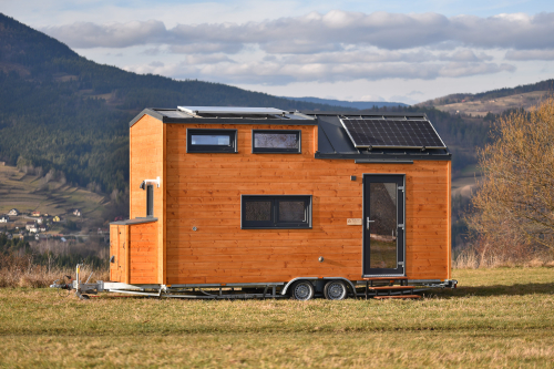 Tiny House Sunshine met zonnepanelen