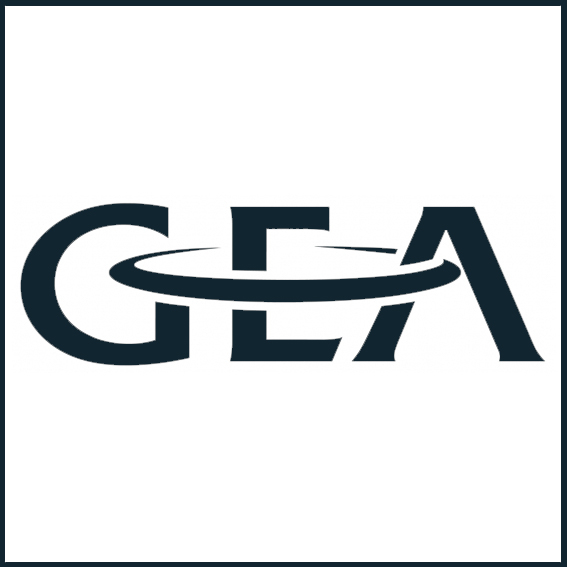 Logo GEA, klant van TMC bedrijfskleding