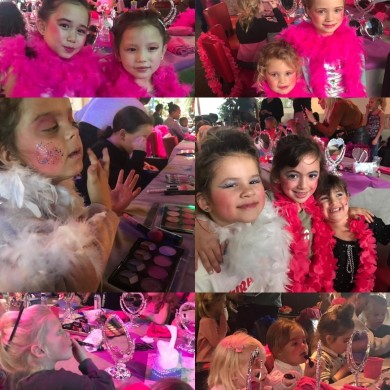 Beautyfeestje voor kinderen, make yp party